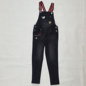 Wonder Nation Little Girl Overall Black Size Small (6-6x)